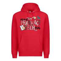 Red in my pharmacy tech era Premium Hoodie - MaliasSmallBusiness