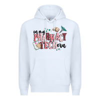 White in my pharmacy tech era Premium Hoodie - MaliasSmallBusiness