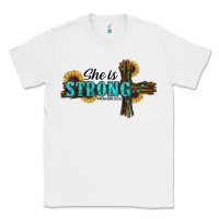 White she i̇s strong western cross Classic Tee - RanaPortraitStore