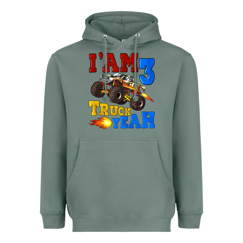 I'am Three Truck Yeah Heavyweight Hoodie by Artiststas | Teevron