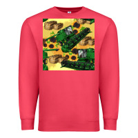 Cardinal harvester seamless pattern Premium Sweatshirt - BundleAndBundleShop