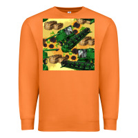 Carrot harvester seamless pattern Premium Sweatshirt - BundleAndBundleShop