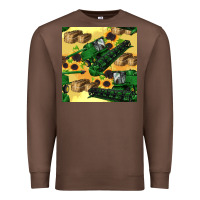 Chestnut harvester seamless pattern Premium Sweatshirt - BundleAndBundleShop