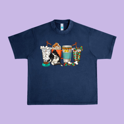 Urban Heavy Tee alaskan border collie dog coffee cups
