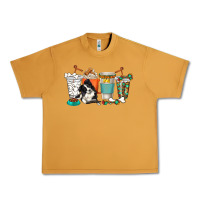 Peanut Butter alaskan border collie dog coffee cups Urban Heavy Tee - texasbilliewilder