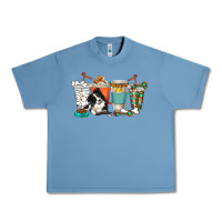 Pebble Blue alaskan border collie dog coffee cups Urban Heavy Tee - texasbilliewilder