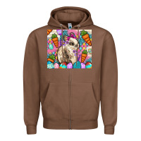 Chestnut Easter Bunny tumbler Easter Day Zipper Hoodie - Neo Western