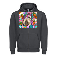 Smoke Easter Bunny tumbler Easter Day Zipper Hoodie - Neo Western