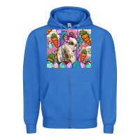 True Royal Easter Bunny tumbler Easter Day Zipper Hoodie - Neo Western