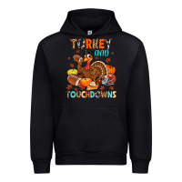 Black turkey and touchdowns Urban Hoodie - MaliasSmallBusiness