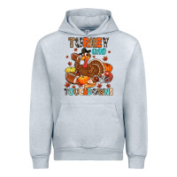 Heather Grey turkey and touchdowns Urban Hoodie - MaliasSmallBusiness