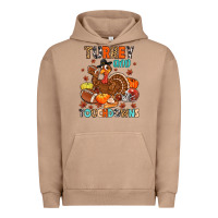 Pigment Burro turkey and touchdowns Urban Hoodie - MaliasSmallBusiness