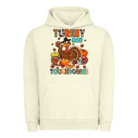 Pigment Pistachio turkey and touchdowns Urban Hoodie - MaliasSmallBusiness