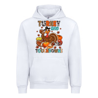 White turkey and touchdowns Urban Hoodie - MaliasSmallBusiness
