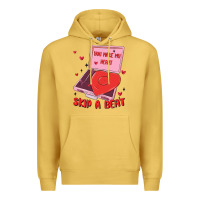 Antique Gold heart record player Premium Hoodie - MaliasSmallBusiness