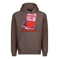 Coffee heart record player Premium Hoodie - MaliasSmallBusiness