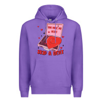 Purple heart record player Premium Hoodie - MaliasSmallBusiness