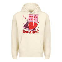 Sandshell heart record player Premium Hoodie - MaliasSmallBusiness