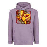 Lavender leopard softball texas map Heavyweight Hoodie - Jasminsmagicworld