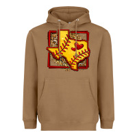 Toasted Coconut leopard softball texas map Heavyweight Hoodie - Jasminsmagicworld