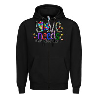 Black love need no words Zipper Hoodie - SublimationCraftShop