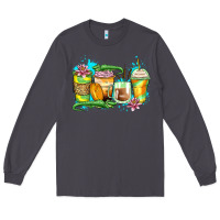 Smoke alligator coffee cups Long Sleeve Tee - Zillion Design Studio