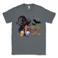 Charcoal Heather Black Witch Vibes Classic Tee - texasbilliewilder