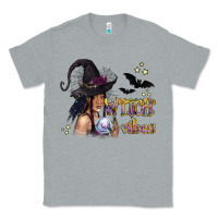 Heather Grey Black Witch Vibes Classic Tee - texasbilliewilder