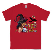Red Black Witch Vibes Classic Tee - texasbilliewilder