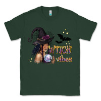 Sports Green Black Witch Vibes Classic Tee - texasbilliewilder