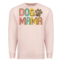 Pale Pink dog mama Premium Sweatshirt - JahusDesignShop