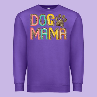 Dog Mama Premium Sweatshirt Designed By Jahusdesignshop