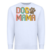 White dog mama Premium Sweatshirt - JahusDesignShop