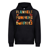Black flannels hayrides pumpkinsbonfires Urban Hoodie - MaliasSmallBusiness