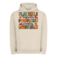 Pigment French Oak flannels hayrides pumpkinsbonfires Urban Hoodie - MaliasSmallBusiness