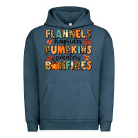 Pigment Midnight Navy flannels hayrides pumpkinsbonfires Urban Hoodie - MaliasSmallBusiness