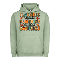 Pigment Oil Green flannels hayrides pumpkinsbonfires Urban Hoodie - MaliasSmallBusiness