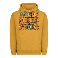 Pigment Peanut Butter flannels hayrides pumpkinsbonfires Urban Hoodie - MaliasSmallBusiness