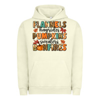 Pigment Pistachio flannels hayrides pumpkinsbonfires Urban Hoodie - MaliasSmallBusiness