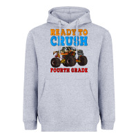 Heather Grey ready to crush fourth grade Heavyweight Hoodie - Artiststas