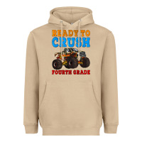 Ready To Crush Fourth Grade Heavyweight Hoodie | Teevron