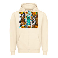 Sandshell Easter bunnies leopard cowhide tumbler Easter Day Zipper Hoodie - Neo Western