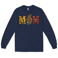 Navy western mom Long Sleeve Tee - texasbilliewilder