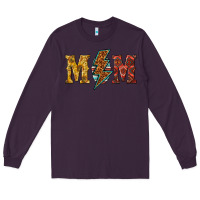 Plum western mom Long Sleeve Tee - texasbilliewilder