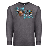 Charcoal Heather small town proud Premium Sweatshirt - JahusDesignShop