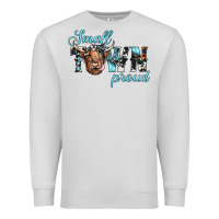 Dove Grey small town proud Premium Sweatshirt - JahusDesignShop