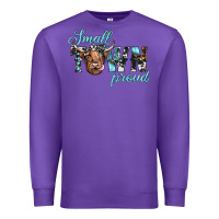 Purple small town proud Premium Sweatshirt - JahusDesignShop