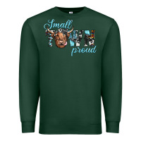 Sports Green small town proud Premium Sweatshirt - JahusDesignShop