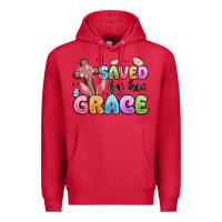 Cardinal saved by his grace Premium Hoodie - MaliasSmallBusiness