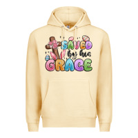 Saved By His Grace Premium Hoodie | Teevron